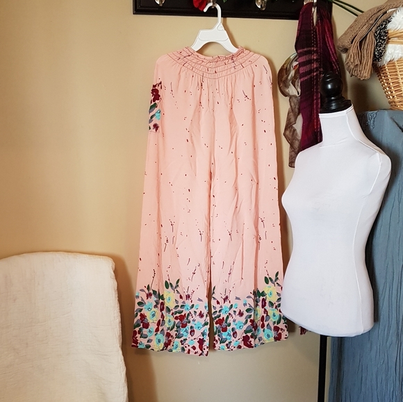 Egyptian Pants Loungewear Palazzo Wide Leg - Picture 2 of 6